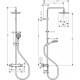 Фото Душевая стойка hansgrohe Vernis Blend 26276670 Showerpipe 200 1jet с термостатом, матовый черный