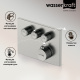 Фото Душевой комплект WasserKRAFT Wern A4258.097.121.275.100.276.298 Thermo с термостатом никель