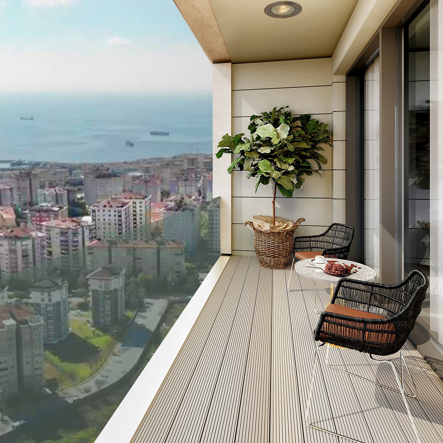 Апартаменты у моря с курортной атмосферой