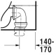 Фото Чаша напольного унитаза Duravit P3 Comforts 2167090000 безободковый