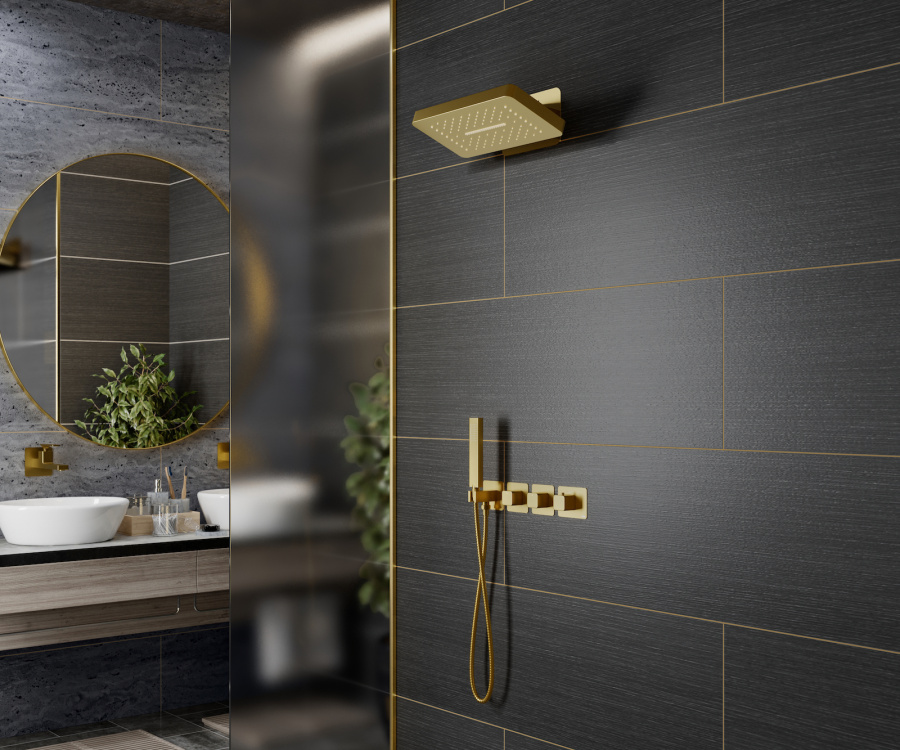 Фото Душевой гарнитур Timo Petruma SX-5249/17SM золото матовое