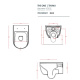 Фото Подвесной унитаз Artceram The One THV001 05 00