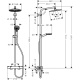 Фото Душевая стойка hansgrohe Crometta S 240 1jet Showerpipe EcoSmart 27268000 с термостатом
