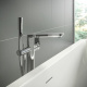 Фото Смеситель для ванны Ideal Standard Tonic II A6347AA напольный, с душевым гарнитуром