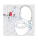 Фото Подвесной унитаз Vitra V-Care 5674B003-6194