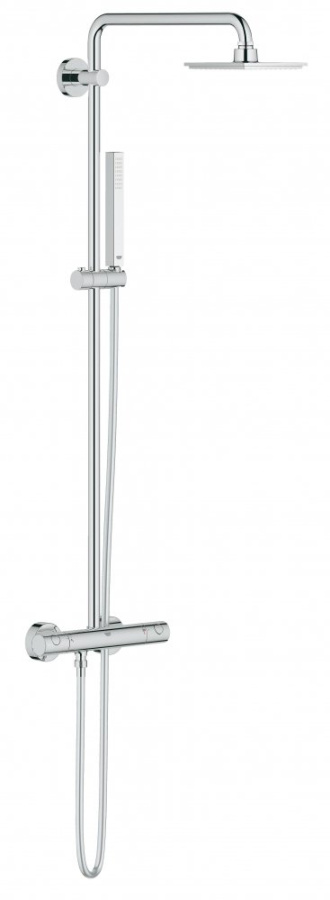 Фото Душевая система с термостатом для душа Grohe Euphoria Cube 27932000