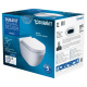 Фото Подвесной унитаз Duravit Starck 3 45270900A1 (2527090000+0063890000)