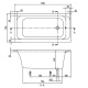 Фото Акриловая ванна Villeroy&Boch Omnia architectura 140x70 UBA147ARA2V-01