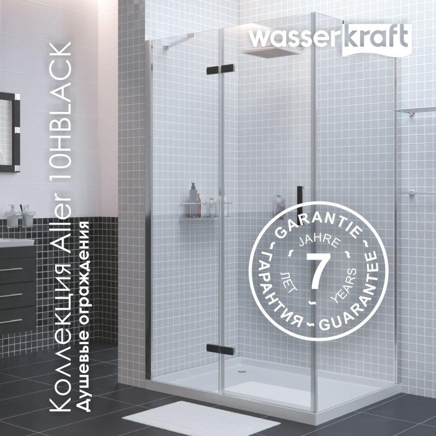 Фото Душевой уголок WasserKRAFT Aller 10H10LBLACK