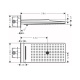 Фото Верхний душ hansgrohe Rainmaker Select 580 3jet 24011400 белый/хром