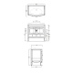 Фото Тумба под раковину Simas Arcade 85 ARMC90 bi/cr