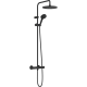 Фото Душевая стойка hansgrohe Vernis Blend Showerpipe 240 1jet 26426670 черный матовый