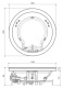 Фото Акриловая ванна Jacuzzi Top AQS 180x180 9Q43-572A