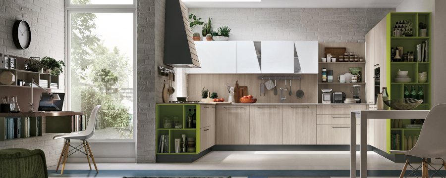 Фото Кухня Stosa Infinity прямая 390 см