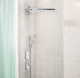 Фото Верхний душ hansgrohe Rainmaker Select 580 3jet 24011400 белый/хром