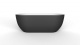 Фото Акриловая ванна BelBagno 170x80 BB70-1700-800-W/NM черно-белая