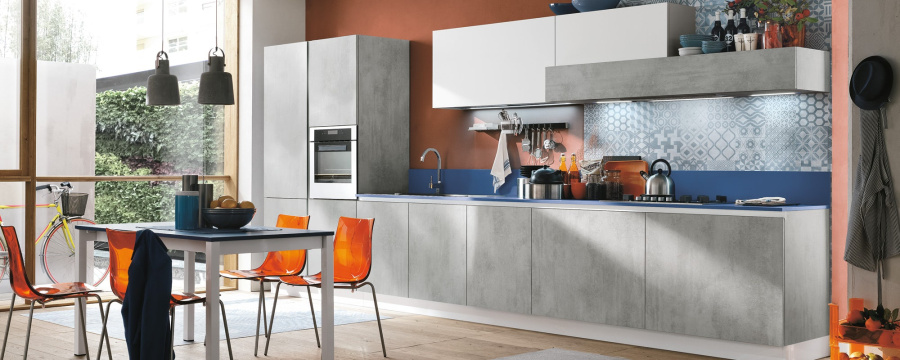Фото Кухня Stosa Infinity прямая 390 см