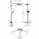 Фото Душевая стойка hansgrohe Raindance Select S 240 2jet Showerpipe 27129400