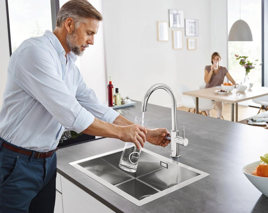 Фото Смеситель для кухни Grohe blue home 31455000