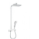 Фото Душевая стойка hansgrohe Showerpipe 360 1jet с ShowerTablet Select 300 27288400 с термостатом