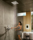 Фото Смеситель для душа с термостатом hansgrohe RainSelect 15355400 хром-белый