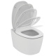 Фото Подвесной унитаз Ideal Standard Dea T348801 безободковый, с сиденьем микролифт