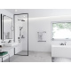 Фото Верхний душ hansgrohe Croma 280 26220340 1 режим шлифованный черный хром