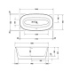 Фото Акриловая ванна Duravit White Tulip 180х90 700469000000000