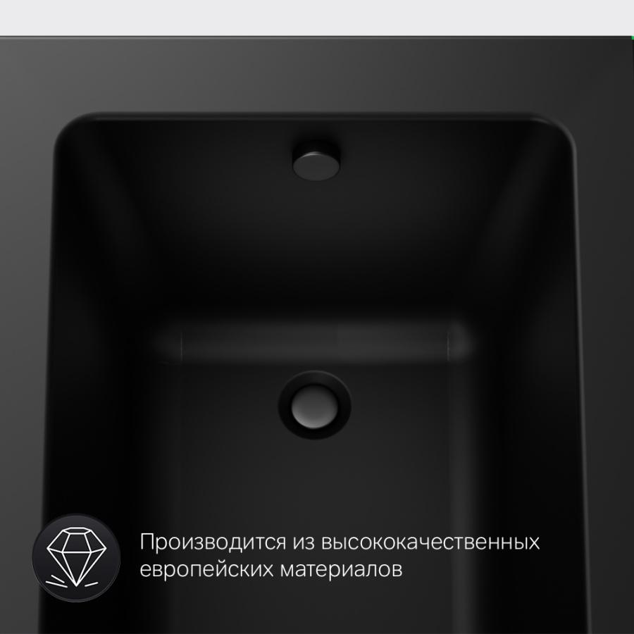Фото Акриловая ванна AM.PM Gem S 170x70 W93A-170-070B-A черная