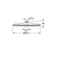 Фото Верхний душ Grohe Rainshower 310 Mono 26568LS0 белая луна