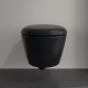 Фото Подвесной унитаз Villeroy&Boch Antao 4674T0R7 чистый черный