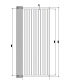 Фото Полочка Gessi Rettangolo 60 см 20950#031
