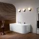 Фото Квариловая ванна Villeroy&Boch Oberon 2.1 180x80 UBQ180OBN9CL00VD-01 левая