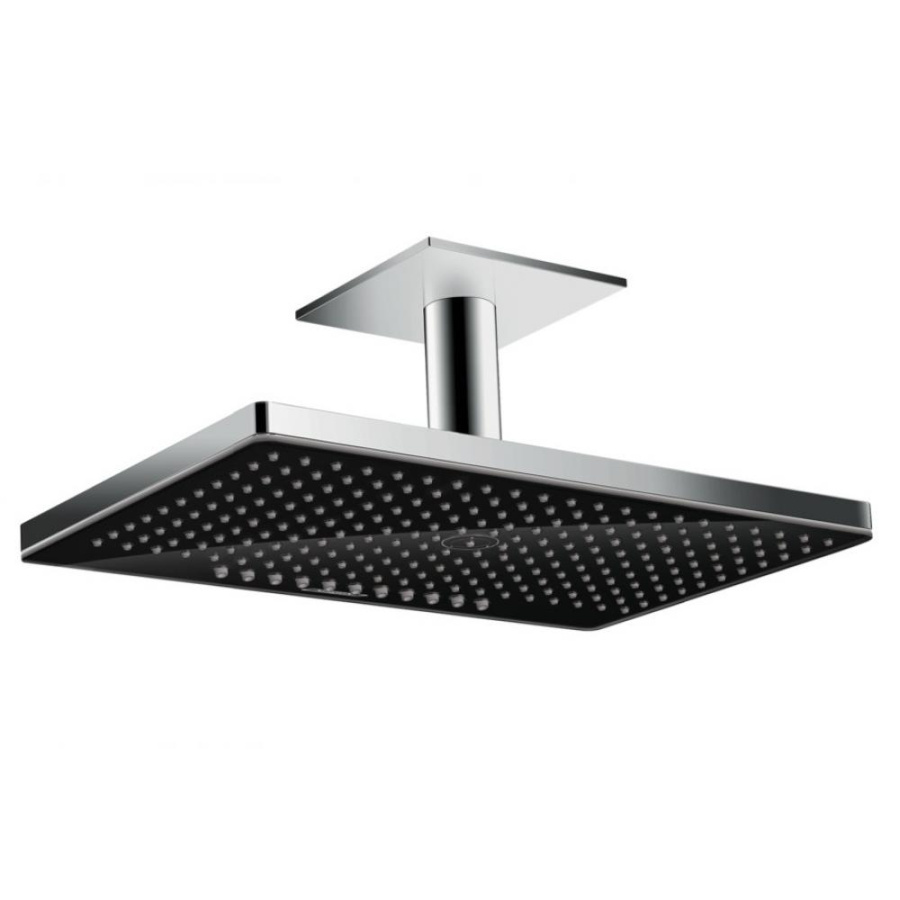 Фото Верхний душ встраиваемый hansgrohe Rainmaker Select 460 2jet 24004600 черный/хром