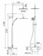Фото Душевая стойка Cezares CZR-B-CVD-SR золото