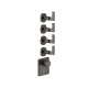 Фото Смеситель для душа Gessi Inciso 58218#299 черный матовый
