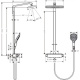 Фото Душевая стойка с термостатом hansgrohe Raindance E Showerpipe 360 1jet EcoSmart 27286400 белый/хром
