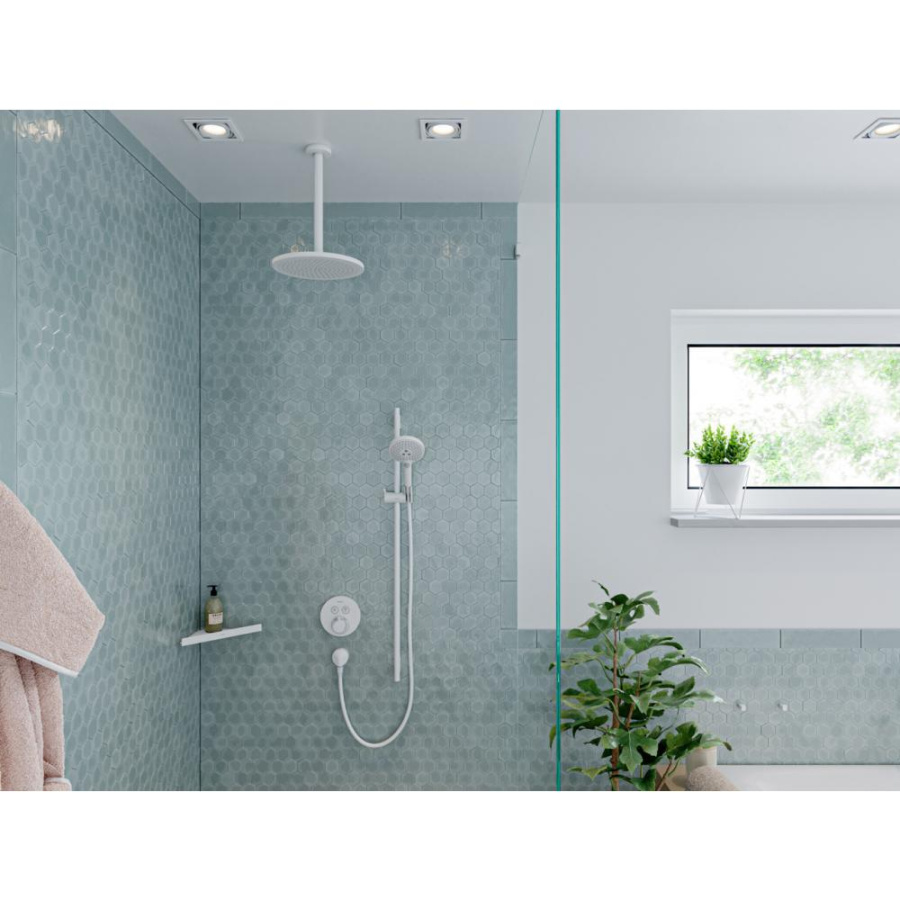 Фото Верхний душ hansgrohe Croma 280 26220700 1 режим белый матовый