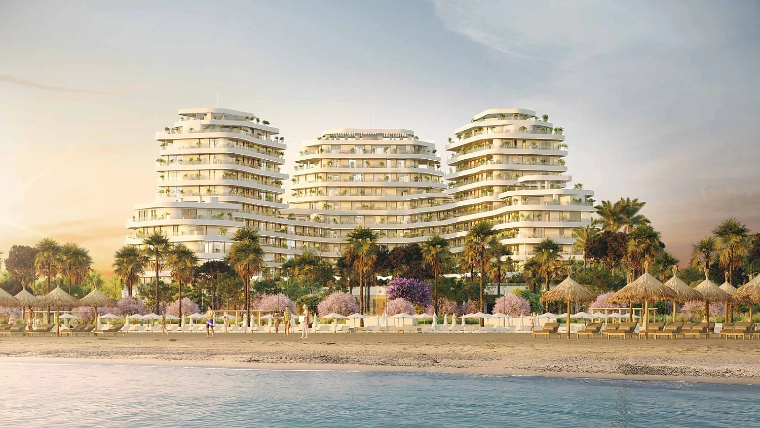 Квартира в новостройке Апартаменты с видом на море в Малаге в проекте "Termica Beach"
