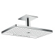 Фото Верхний душ встраиваемый hansgrohe Rainmaker Select 460 3jet EcoSmart 24016400 белый/хром