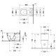 Фото Чаша напольного унитаза Duravit ME by Starck 2170090000
