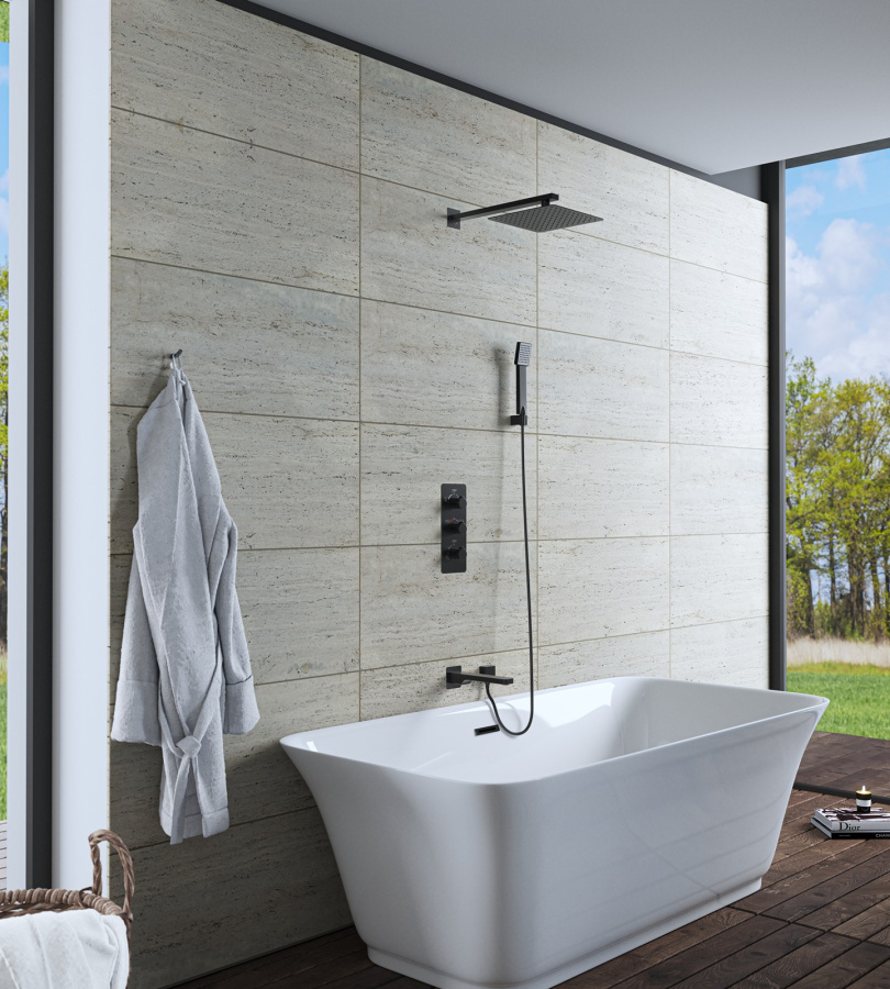 Фото Душевой комплект Timo Petruma SX-5149/03SM, с термостатом