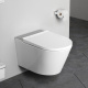 Фото Подвесной унитаз-биде AM.PM Inspire CleanCare CCC501700SC с крышкой-сиденьем