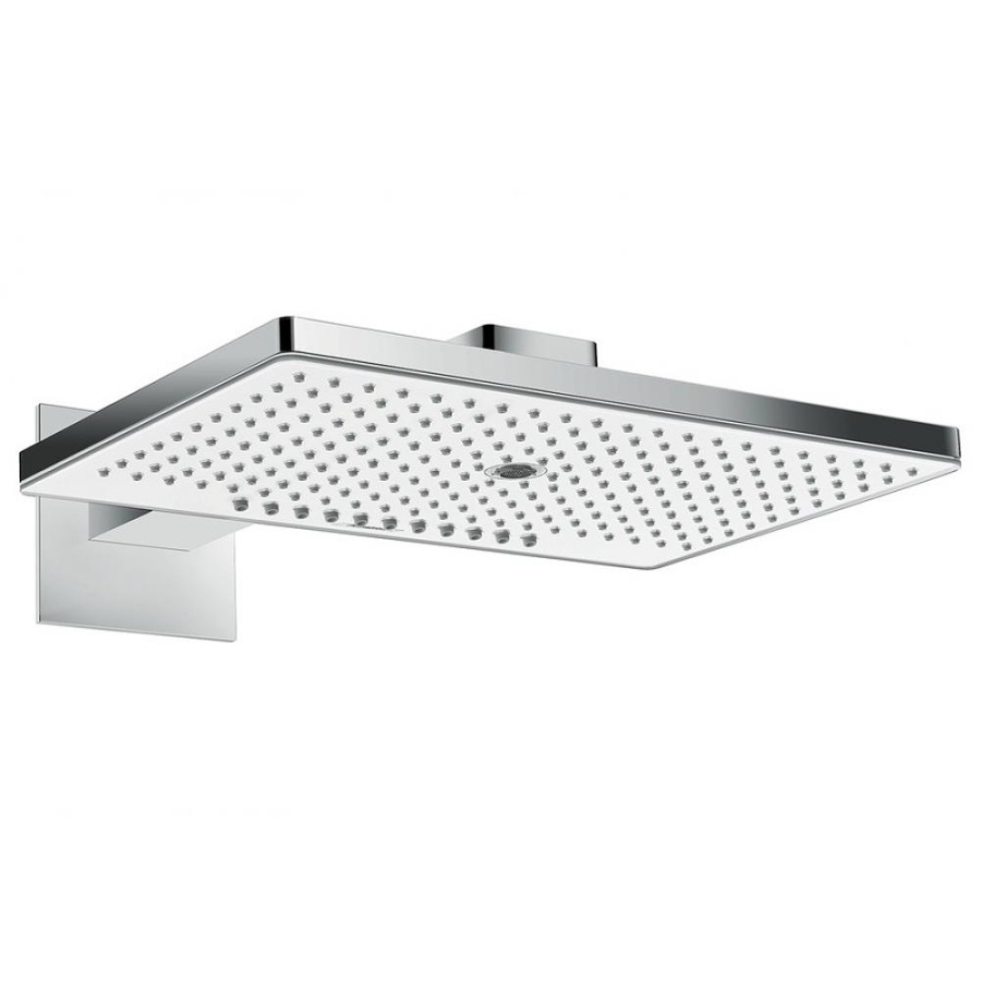 Фото Верхний душ встраиваемый hansgrohe Rainmaker Select 460 3jet EcoSmart 24017400 белый/хром