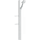 Фото Душевой набор hansgrohe Raindance Select S 120 3jet 27646400 со штангой 150 см и мыльницей, белый/хром