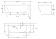 Фото Акриловая ванна BelBagno 165x78 BB74-NERO-W0 черно-белая, без перелива