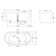Фото Акриловая ванна BelBagno 160x75x60 BB71-1600