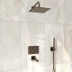 Фото Душевой комплект WasserKRAFT Asphe A7758.338.329.290.292.291.311 Thermo с термостатом розовое золото