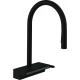 Фото Смеситель для кухни hansgrohe Aquno Select M81, 170, 3jet, sBox 73831670 с вытяжным душем, матовый черный