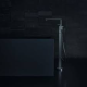 Фото Напольный смеситель для ванны Axor Edge 46441000 с душевым гарнитуром